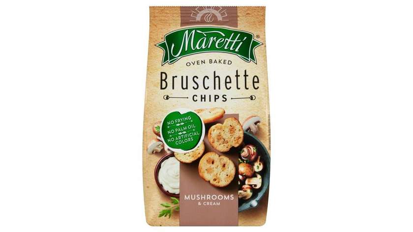 Maretti Bruschette Chips Mushrooms & Cream 70g
