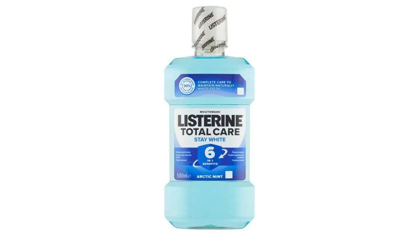 Listerine Total Care Stay White Mouthwash 500ml