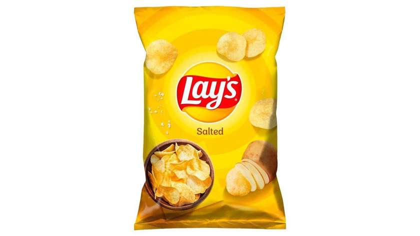 Lay's Fried Salted Potato Chips 130g