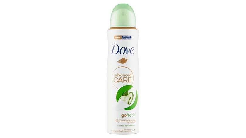 Dove Advanced Care Go Fresh Cucumber & Green Tea Scent Antiperspirant Spray 150ml