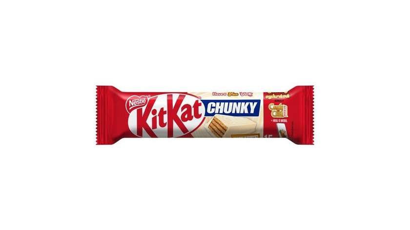 Kitkat Chunky Wafer in White Glaze 40g