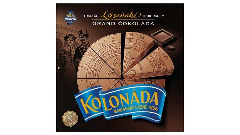 Opavia Colonnade Triangular Spa Wafers Grand Chocolate 200g