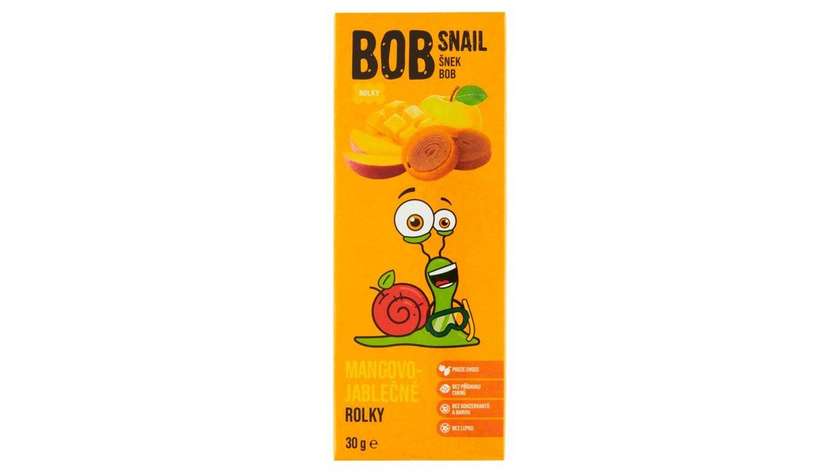 Snail Bob Mango-apple Rolls 30g