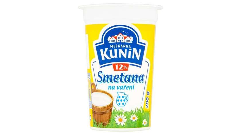 Kunín Dairy Cream for Cooking 12% 200g