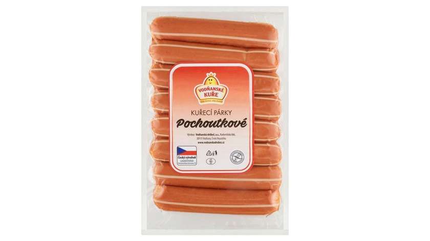 Vodňanské Chicken Delicious Chicken Sausages 280g
