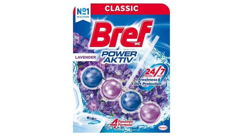 Bref Power Aktivlavender Solid Toilet Block 50g