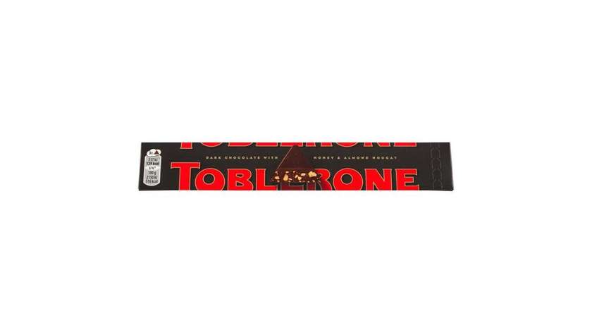 Toblerone Dark Chocolate with Honey-almond Nougat 100g