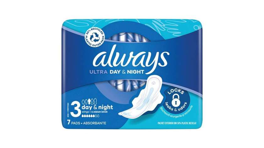 Always Ultra Hygienic Pads Day & Night (v3) with Wings Pcs