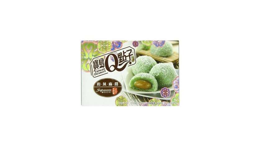 Mochi Pandan with Coconut 210g Q Mochi