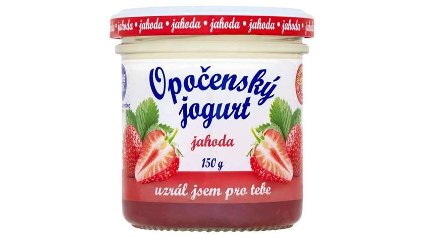 Bohemilk Opočensky Yogurt Strawberry 150g