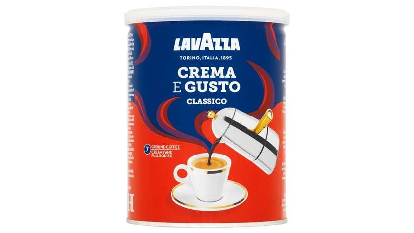 Lavazza Crema E Gusto Classico Roasted Ground Coffee 250g