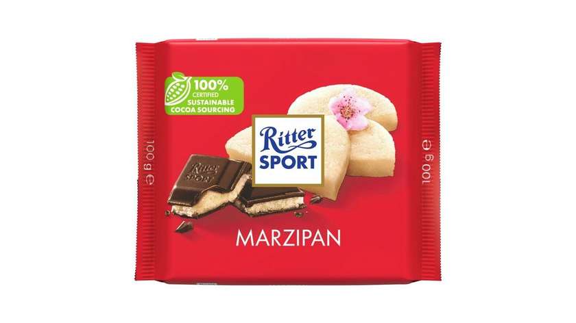 Ritter Sport Chocolate with Marzipan 100g