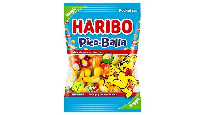 Haribo Pico Balla Jelly Sweets with Fruit Flavors 80g