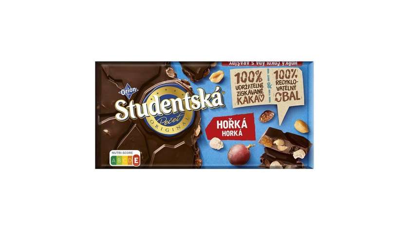Orion Student Seal Dark Chocolate with Peanuts, Raisins and Jelly 170g