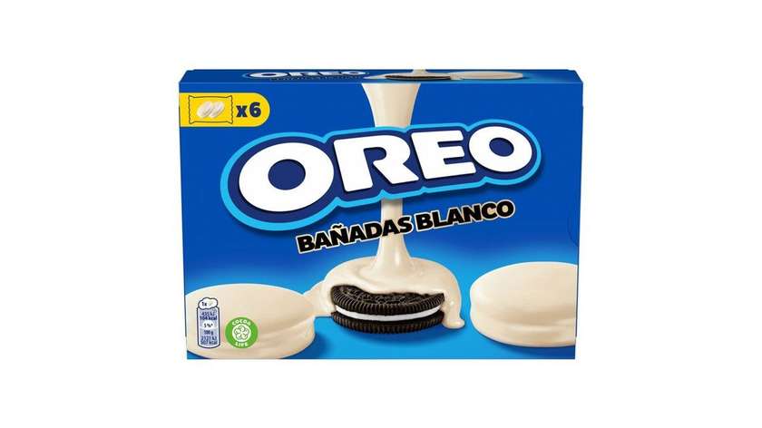 Oreo Cocoa Cookies with Vanilla Flavor Filling in White Glaze 246g