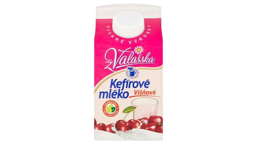 Dairy Valašské Meziříčí Cherry Kefir Milk 450g