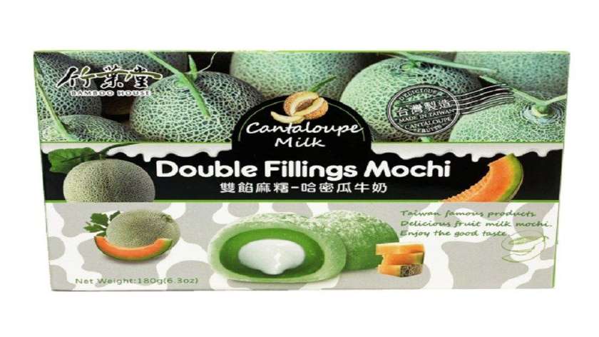 Mochi Double Filling Cantaloupe 180g Bamboo House