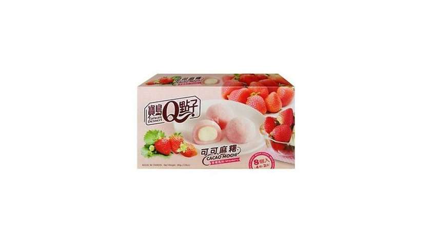 Mochi Cocoa Strawberry 80g Q Mochi