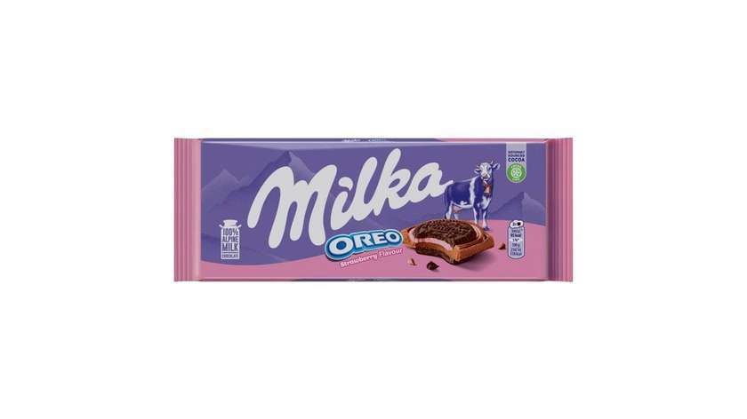 Milka Oreo Strawberry Flavor 92g