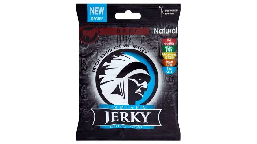 Indiana Jerky Natural Beef Jerky 25g
