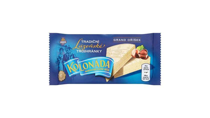 Opavia Colonnade Triangular Spa Wafers Grand Nut 50g