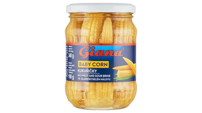 Giana Corn in Sweet and Sour Pickle 340g