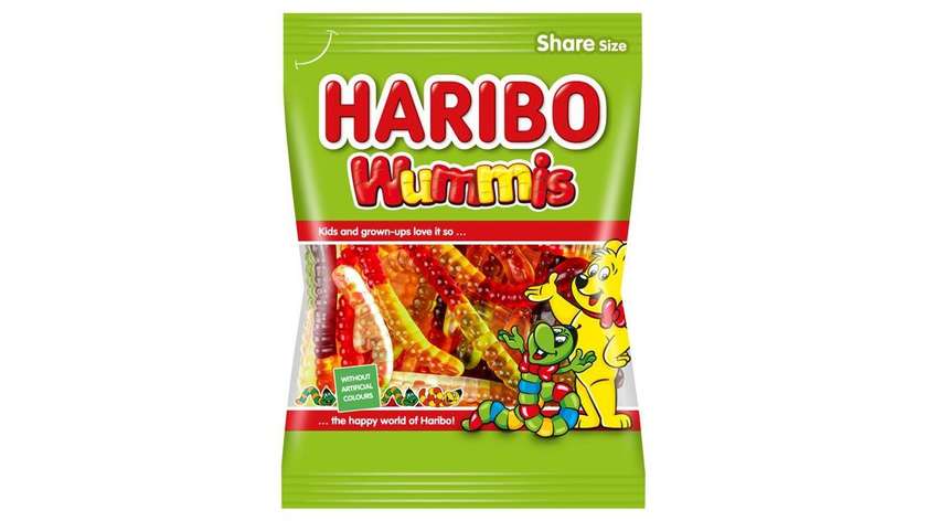 Haribo Wummis Jelly Worms with Fruit Flavors 200g