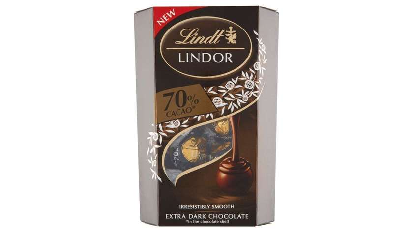 Lindtlindor Extra Dark Chocolate with Fineliquid Filling 200g