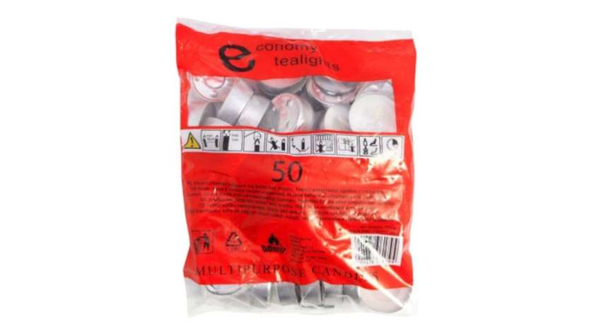 Tea Candles 50 Pcs