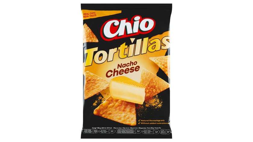 Chio Tortillas Corn Snack with Cheese Flavor 110g