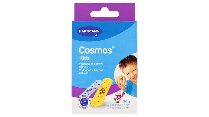 Hartmann Cosmos Kids Waterproof Colored Patches 20 Pcs