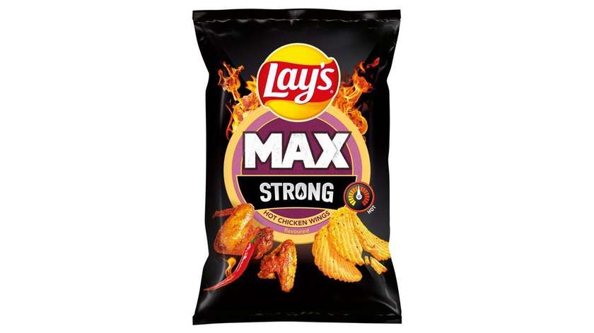 Lay's Max Strong Fried Potato Chips with Spicy Flavor 55g
