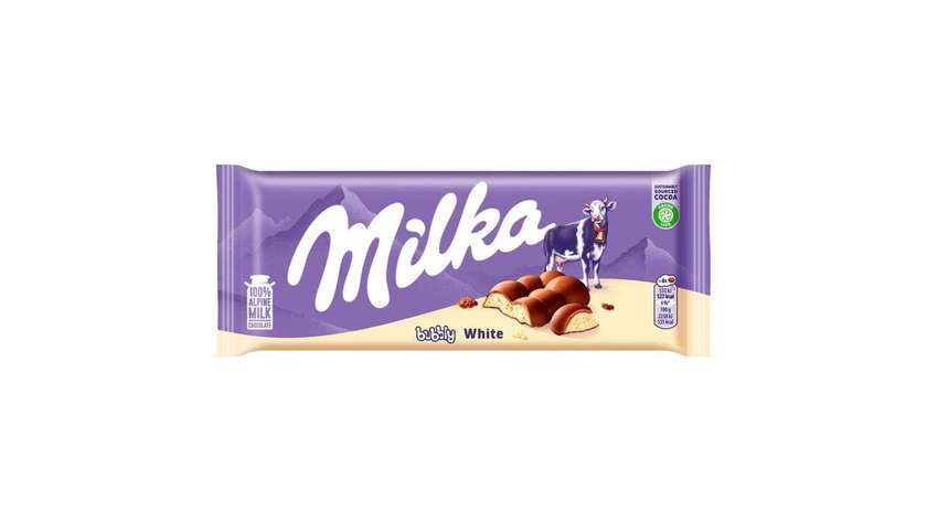 Milka Bubbly White 95g