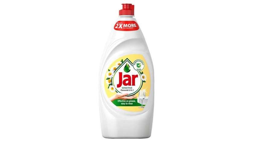 Jar Sensitive Chamomile & Vitamin Eliquid Dishwashingliquid Gentle for Hands 900ml