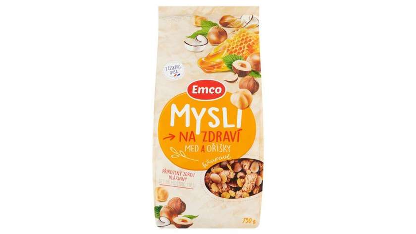 Emco Mysli na Zdraví Crunchy Honey and Nuts 750g