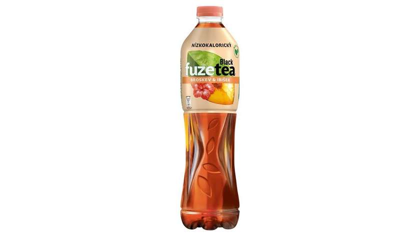 Fuzetea Black Ice Tea Peach & Hibiscus 1,5l