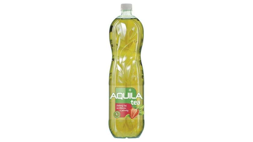 Aquila Tea Green Tea with Strawberry Juice 1,5l
