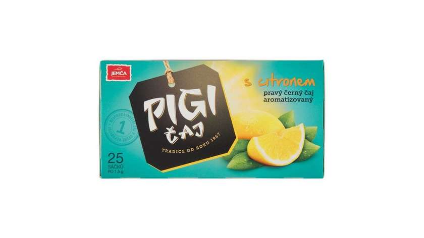 Jemča Pigi Tea withlemon Real Black Tea Flavored 25x 1,5g (37.5g)