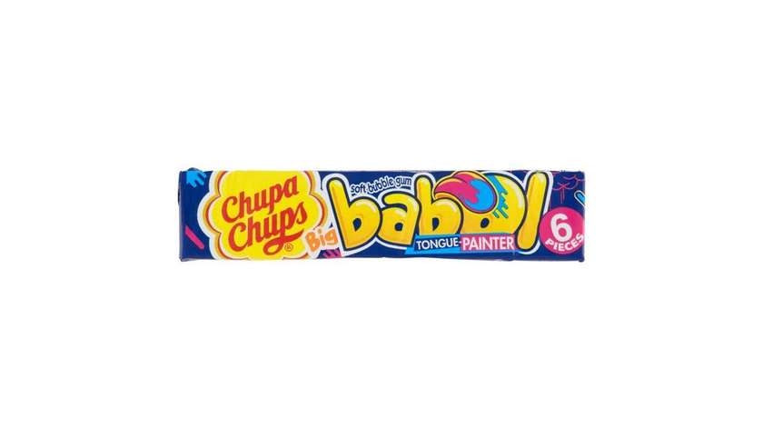 Chupa Chups Big Babol Tongue Painter Chewing Gum 27.6 G