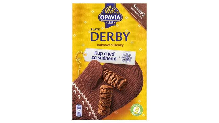 Opavia Golden Derby Cocoa Cookies 220g