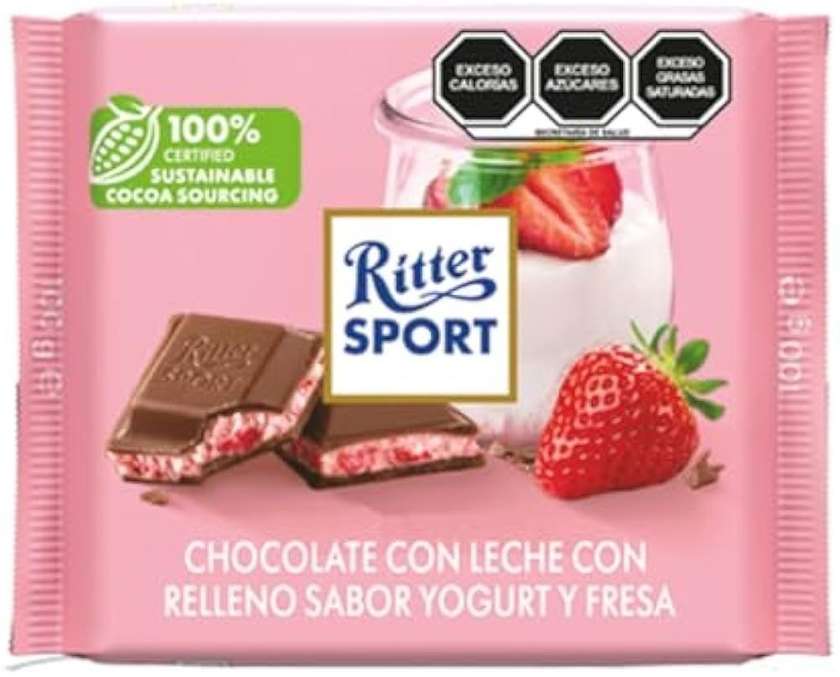 Ritter Sport Strawberry-yogurt 100g