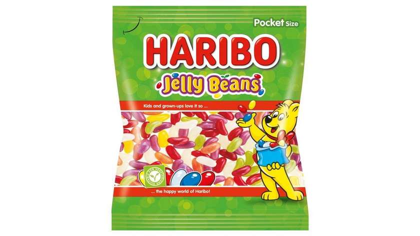 Haribo Jelly Beans Sweet Beans with Jelly Filling 80g