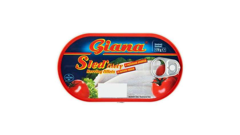 Giana Herring Fillets in Tomato Sauce 170g