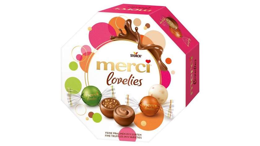 Mercilovelies Selection of Chocolate Candies 185g