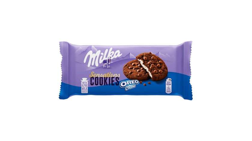 Milka Cookie Sensations Cocoa Cookies with Vanilla Flavor Filling 156g