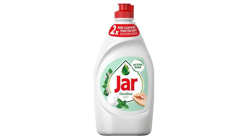 Jar Sensitive Tea Tree & Mintliquid Dishwashingliquid Gentle for Hands 450ml