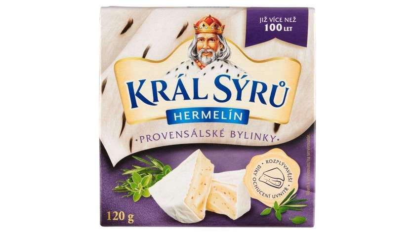 Král Sýrů Camembert Provencal Herbs 120g
