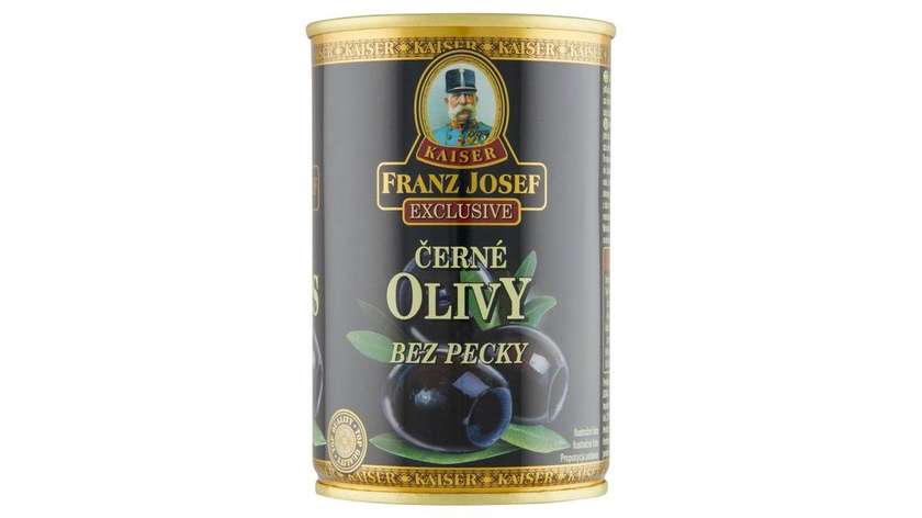 Franz Josef Kaiser Exclusive Black Pitted Olives 300g