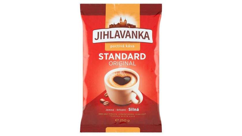 Jihlavanka Standard Original Roasted Ground Coffee 250g