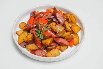 Potatoes with Sausages